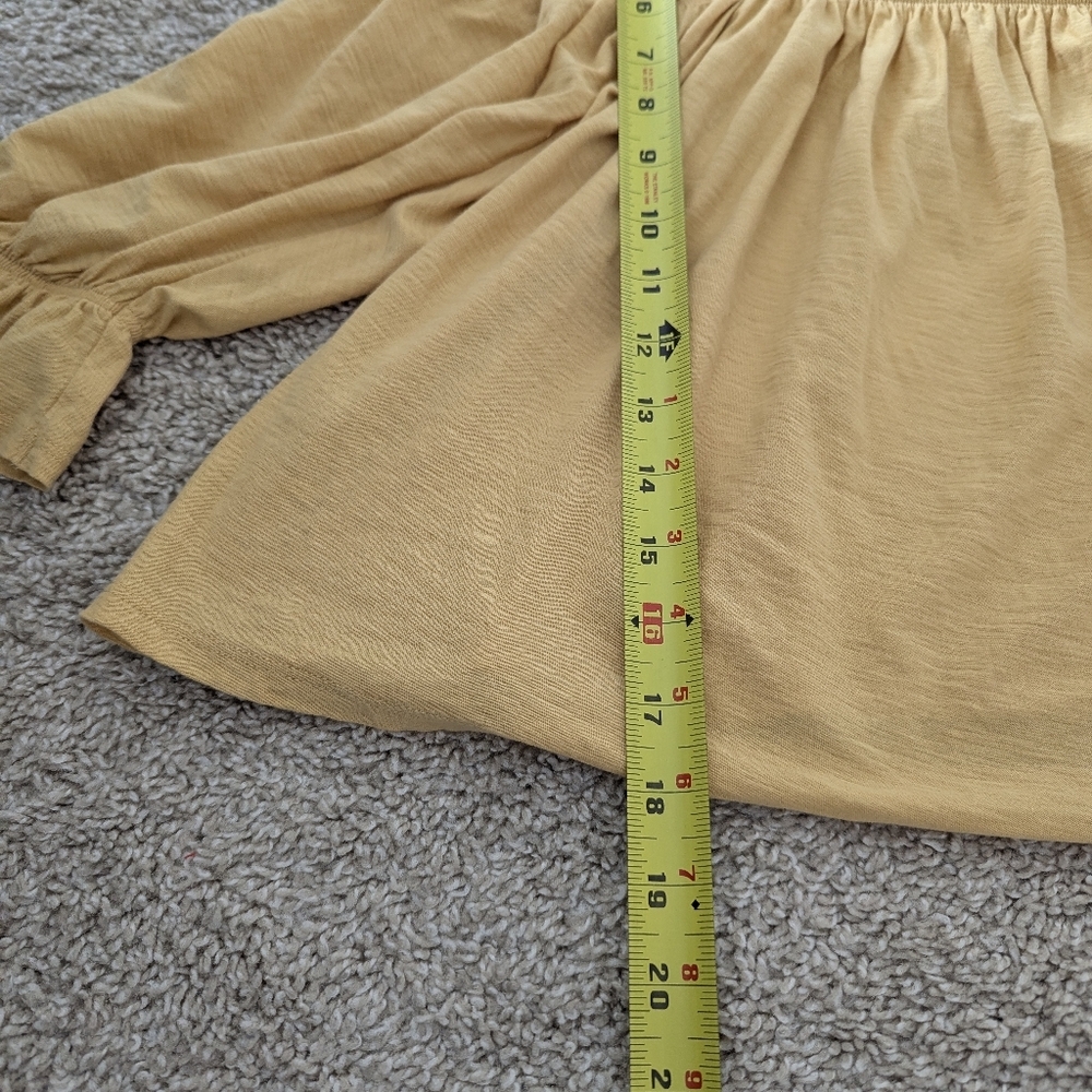 Anthropologie Nation LTD Luca Peasant‎ Top Pima Cotton Cottagecore Square Neck - Picture 9 of 14